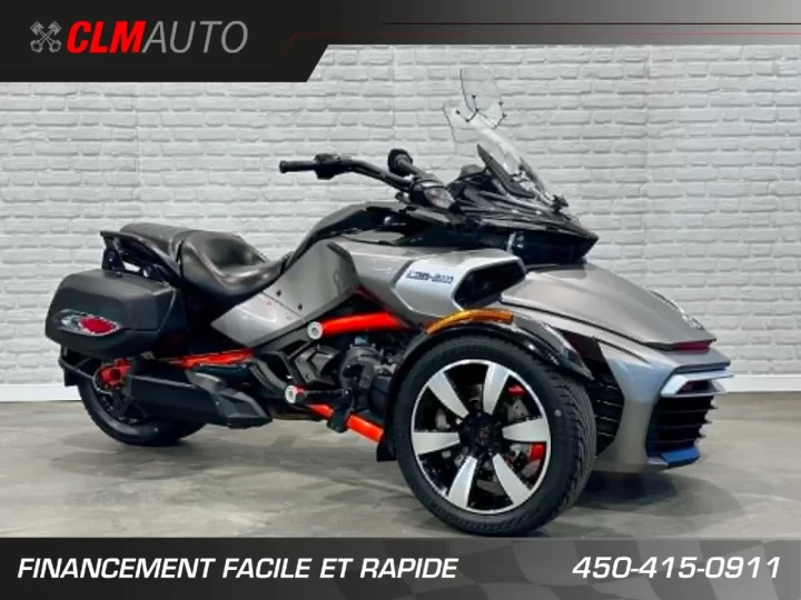 2015 BRP CAN-AM SPYDER F3-S SE-6 (SEMI-AUTOMATIQUE) + ROTAX 1330 cc + FOX + PARE-BRISE + DOSSIER + RARE & A1 