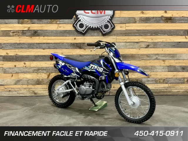 YAMAHA TTR 110E = DEMARREUR ELECTRIQUE + 4 TEMPS + SEMI-AUTOMATUQUE + TRES PEU UTILISÉE + RARE & CONDITION A1  2021