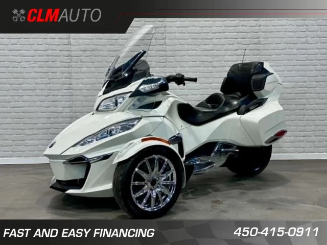 BRP CAN-AM SPYDER RT LIMITED + SE-6 (SEMI-AUTOMATIQUE) + ROTAX 1330 EFI + ENSEMBLE CHROME + RARE & A1  2018