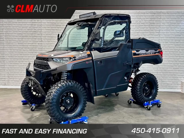 POLARIS RANGER XP 1000 EFI + 4WD + EPS + CABINE + CHAUFRETTE + AUDIO + MAGS +++ RARE & A1  2018