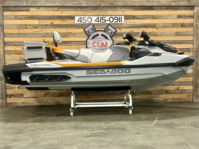 BRP SEA-DOO FISH PRO 170 HP EDITION TROPHY + IBR + VTS + IDF + GPS + AUDIO + TECH PKG + COOLER + 4 HR + COULEUR & MODELE RARE + A1  2025