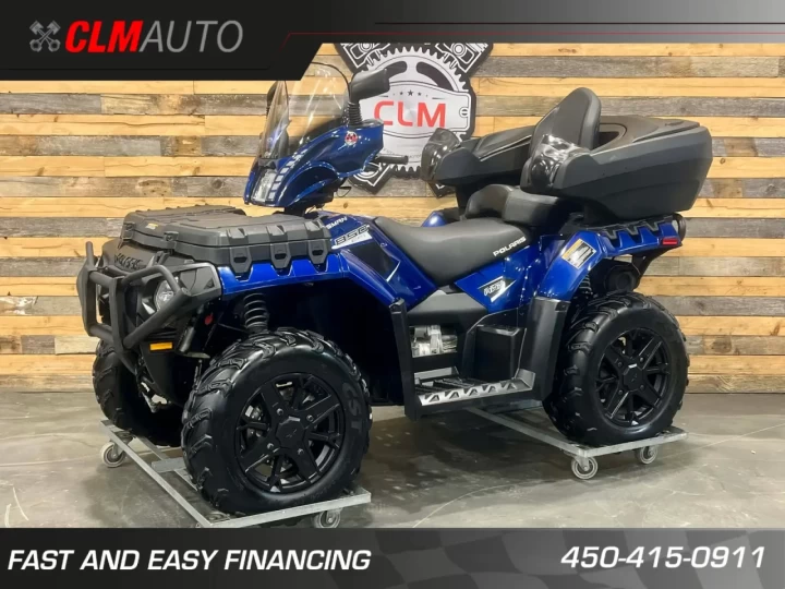 2021 POLARIS SPORTSMAN TOURING 850 H.O + 4X4 + E.P.S + BAS KM 6073 KM + RARE & CONDITION A1 