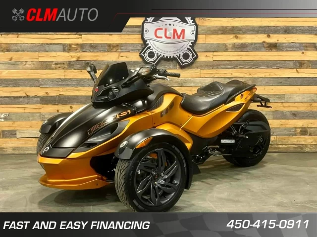 BRP CAN-AM SPYDER RS-S SM-5 (MANUELLE@CLUTCH) ROTAX 990 + SUSPENSION FOX +  2008