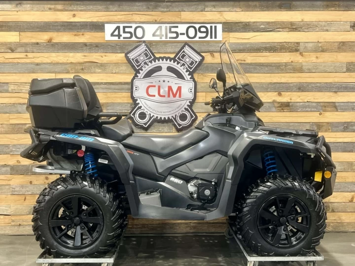 2021 BRP CAN-AM OUTLANDER MAX XT 650 EFI + 4X4 + DPS + VRAI VTT 2 PLACES LEGALE EN SENTIER + 6479 KM + RARE 