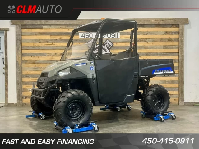 POLARIS RANGER EV - VEHICULE ELECTRIQUE + 4X4 + 2 PASSAGERS + 4 PNEUS NEUFS  2017
