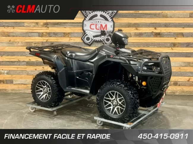 SUZUKI KING QUAND AXI + 4X4 + EPS + 6758 KM + NOIR SATIN + RARE & A1 - 2019