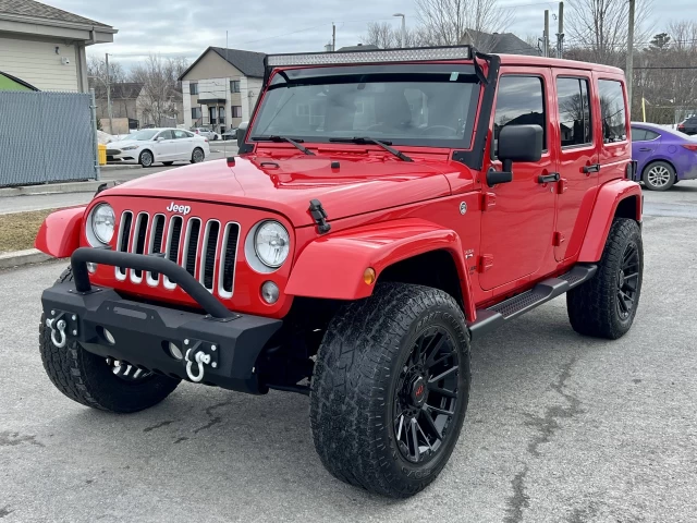 JEEP WRANGLER UNLIMITED EDITION SAHARA 4X4 + AUTOMATIQUE + CUIR + A1  2017