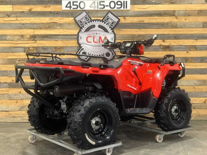 2021 POLARIS SPORTSMAN 570 EFI + E.P.S + 4X4 + TREUIL + PARE CHOC HD AVANT & ARRIERE + SEULEMENT 2012 KM 