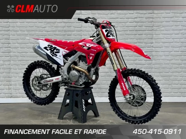 HONDA CRF 250R PGM-FI + 4 TEMPS + SEULEMENT 52.5 HEURES + RARE & A1 - 2024