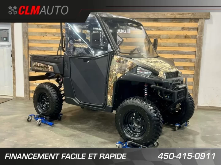 2014 POLARIS RANGER XP 900 EFI + L.E BROWNING LIMITED EDITION + TOUTE ÉQUIPÉE + CAMO + RARE & A1 