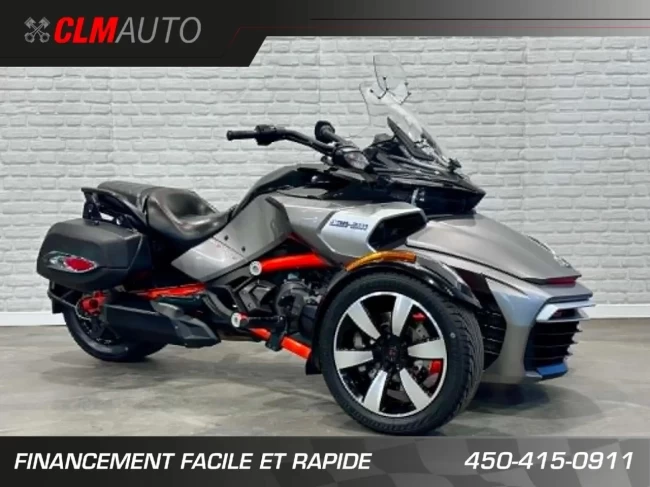 BRP CAN-AM SPYDER F3-S SE-6 (SEMI-AUTOMATIQUE) + ROTAX 1330 cc + FOX + PARE-BRISE + DOSSIER + RARE & A1 - 2015