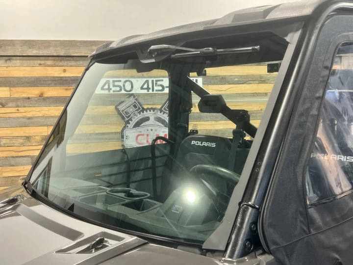 2025 POLARIS RANGER 1000 EDITION PREMIUM + 4X4 + EPS + SEULEMENT 1721 KM + GARANTIE FEVRIER 2027 + RARE & A1 