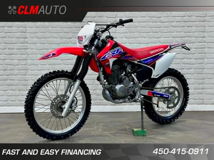 2027 HONDA CRF 230F + DEMAREUR ELECTRIQUE + 4 TEMPS + MX - MOTOCROSS - TRAIL + RARE & A1 