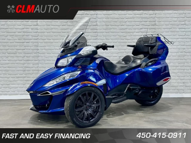 BRP CAN-AM SPYDER RT-S SE-6 (SEMI-AUTOMATIQUE) + ROTAX 1330 ACE EFI + ENSEMBLE DARK + 47291 KM SEULEMENT + RARE & PROPRE  2017