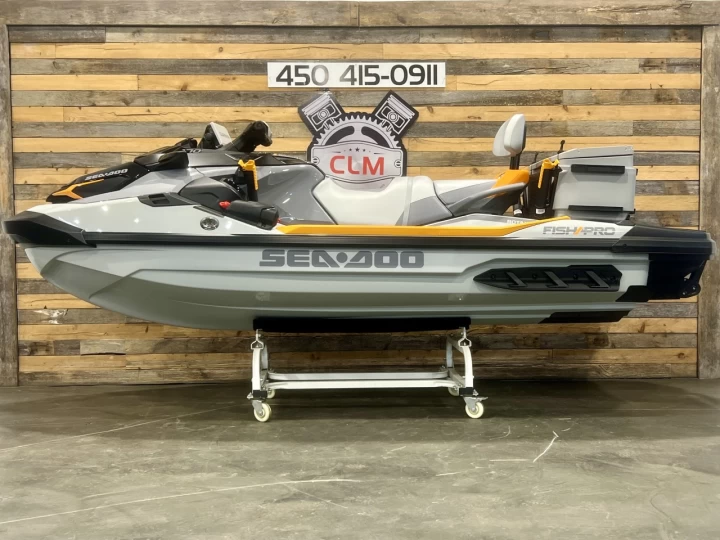 2025 BRP SEA-DOO FISH PRO 170 HP EDITION TROPHY + IBR + VTS + IDF + GPS + AUDIO + TECH PKG + COOLER + 4 HR + COULEUR & MODELE RARE + A1 