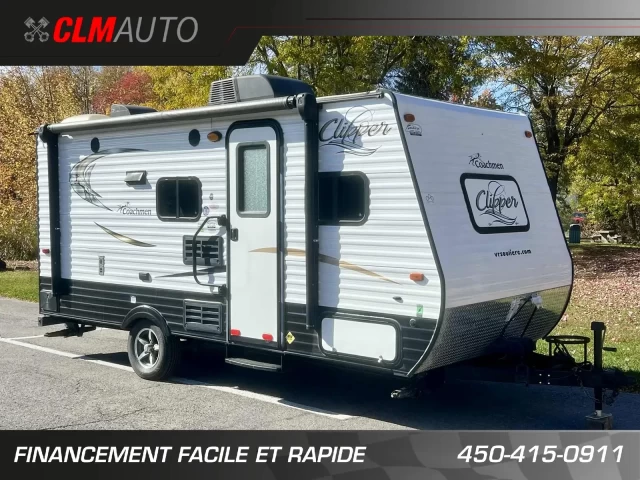 FOREST RIVER COACHMAN CLIPPER 17 BH + BUNK BEDS + COUCHE 5 PERSONNE + COULEUR MODERNE + CONDITION A1  2017