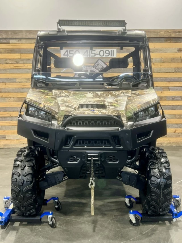 POLARIS RANGER XP 1000 EFI + EDITION LIMITÉE HUNTER + 4X4 + E.P.S + SEULEMENT 4629 KM  2017