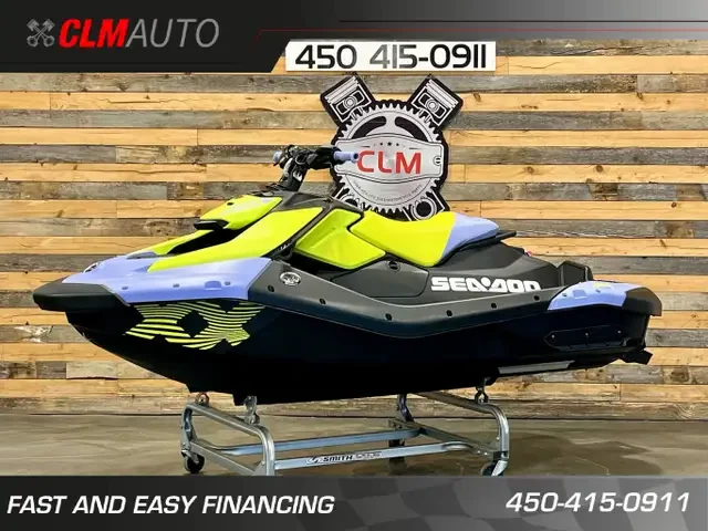 BRP SEA-DOO SPARK TRIXX 90 H.P + IBR + NOUVEAU MODE TRIXX + BANC FREESTYLE 1 UP + 0 HR  2024
