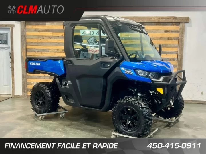 2021 BRP CAN-AM DEFENDER CAB HD-10 LIMITED + 4X4 + D.P.S + 3985 KM SEULEMENT + TOUTE ÉQUIPÉE + RARE & IMPECCABLE A1 