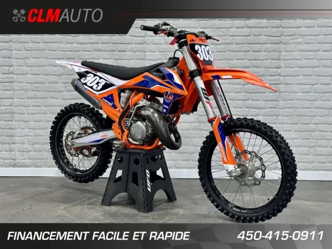 KTM 125 SX + 2 TEMPS + KIT BIG BORE 150 cc + SEULEMENT 60 HR + LOOK UNIQUE + RARE & A1 - 2022
