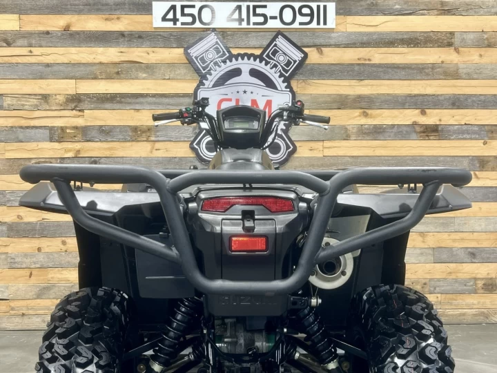 2019 SUZUKI KING QUAND AXI + 4X4 + EPS + 6758 KM + NOIR SATIN + RARE & A1 