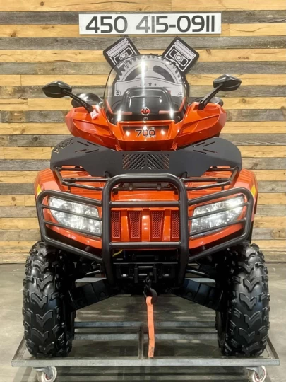 2010 ARCTIC CAT TRV H1 700 EFI 4X4 + VRAI VTT 2 PASSAGERS LEGALE EN SENTIER + 16018 KM 