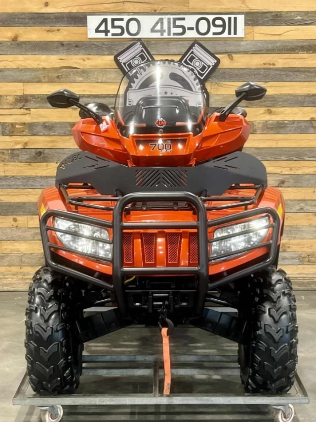 ARCTIC CAT TRV H1 700 EFI 4X4 + VRAI VTT 2 PASSAGERS LEGALE EN SENTIER + 16018 KM  2010
