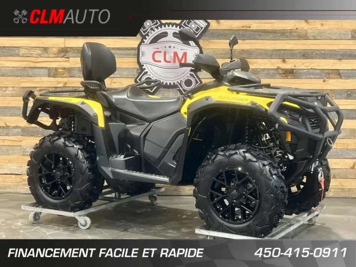 2024 BRP CAN-AM OUTLANDER MAX XT 700 EFI + DPS + 4X4 + SEULEMENT 348 KM + CONDITION A1 