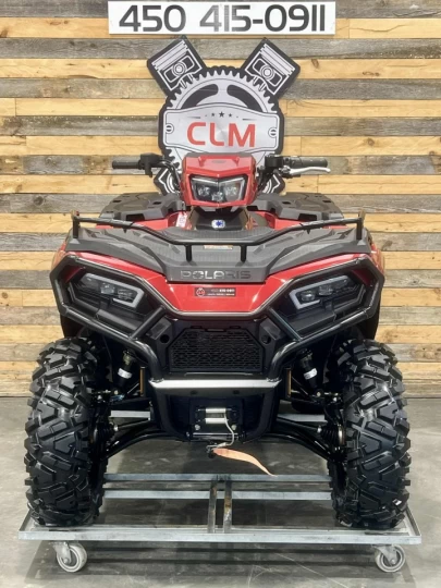 2023 POLARIS SPORTSMAN 570 EFI EDITION TRAIL + 4X4 + EPS + SEULEMENT 195 KM + TREUIL & PARE CHOC HD 