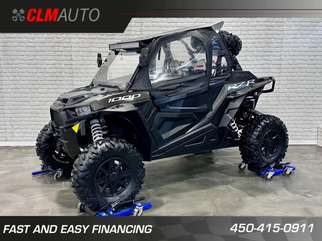 POLARIS RZR XP 1000 EFI + 4WD + E.P.S + FOX + AUDIO + CABINE FERMÉ + CHAUFFAGE + RARE & A1  2016