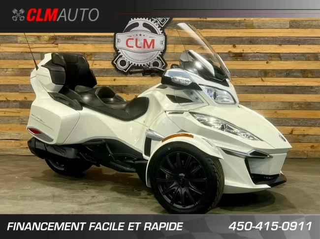BRP CAN-AM SPYDER RT-S SE-6 (SEMI-AUTOMATIQUE) ROTAX 1330 cc EFI + SEULEMENT 25499 KM + RARE & A1 - 2017