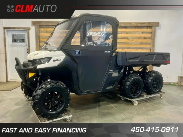 BRP CAN-AM DEFENDER HD-10 + DPS + 6X6 + SEULEMENT 2556 KM + ULTRA RARE & A1  2022