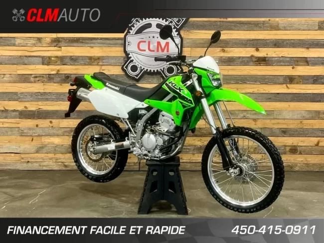 KAWASAKI KLX 300 EFI + SEULEMENT 3755 KM + 4 TEMPS + MODELE RARE & CONDITION IMPECCABLE A1 - 2023
