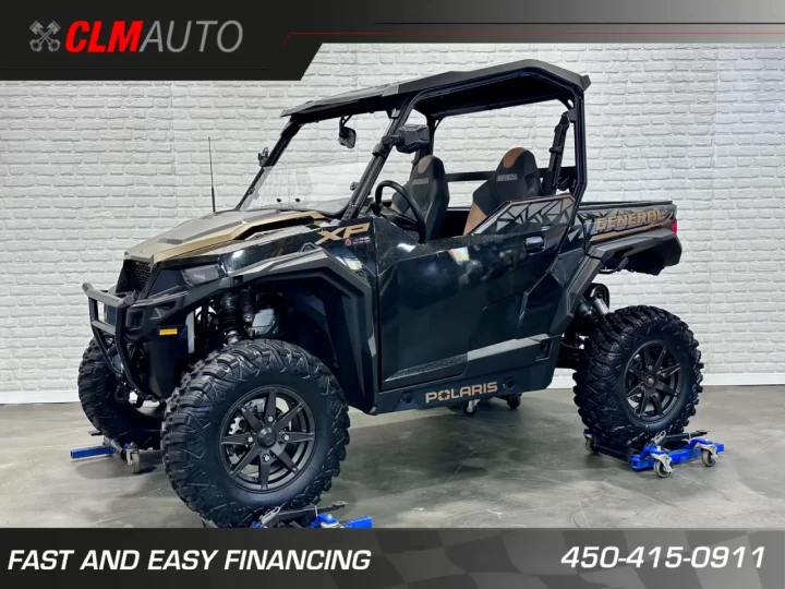 2023 POLARIS GENERAL XP 1000 EFI PREMIUM DELUXE + 4WD + EPS + AUDIO + SEULEMENT 3425 KM + RARE & A1 