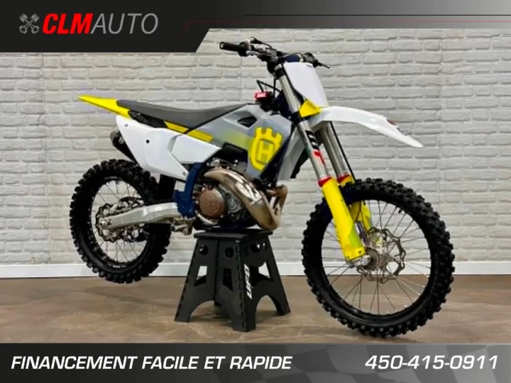 2024 HUSQVARNA TC 250 EFI + 2 TEMPS + MX - MOTOCROSS + SEULEMENT 9. 6 HR + RARE & A1 