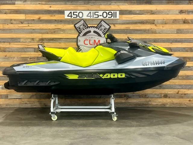 BRP SEA-DOO GTI S.E 170 H.P + IBR + VTS + AUDIO PREMIUM + 3 PASSAGERS + SEULEMENT 45 HR  2021