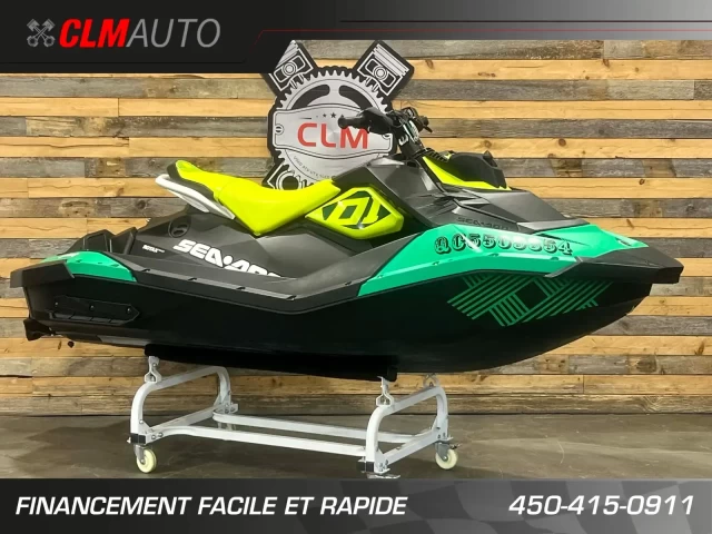 BRP SEA-DOO SPARK TRIXX 2UP + IBR + VTS + SEULEMENT 117 HR + RARE & CONDITION A1  2017