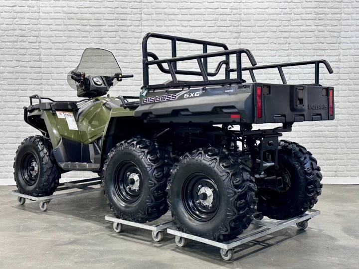 2017 POLARIS SPORTSMAN 570 EFI BIG BOSS 6X6 EPS + 2 PASSAGERS + 6256 KM + RARE & A1 