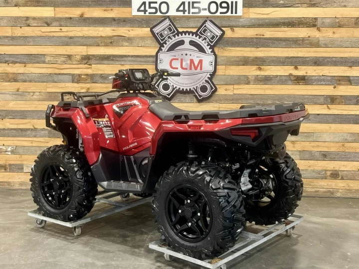 2023 POLARIS SPORTSMAN 570 EFI EDITION TRAIL + 4X4 + EPS + SEULEMENT 195 KM + TREUIL & PARE CHOC HD 