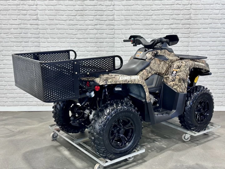 2022 BRP CAN-AM OUTLANDER 450 EFI EDITION CAMO + 4WD + DPS + SEULEMENT 839 KM + TREUIL + CONDITION A1 