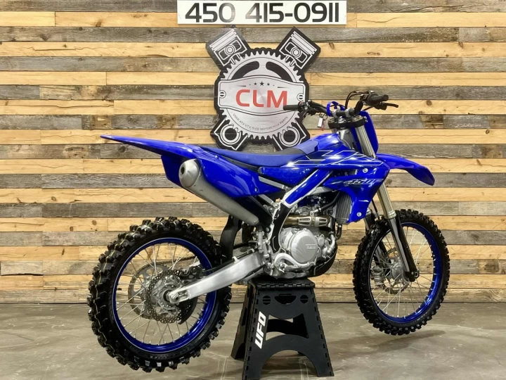 2022 YAMAHA YZ 450F EFI + 4 TEMPS + SEULEMENT 39 HR + MX-MOTOCROSS-ENDURO + RARE & A1 