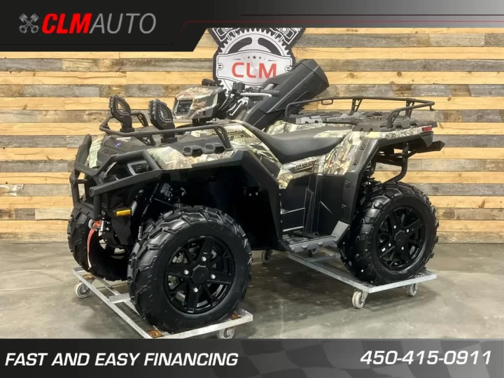 2024 POLARIS SPORTSMAN XP 1000 EFI EDITION HUNTER / CHASSEUR + CAMO + 4X4 + EPS + SEULEMENT 4 KM + TOUTE ÉQUIPÉE + RARE & A1 