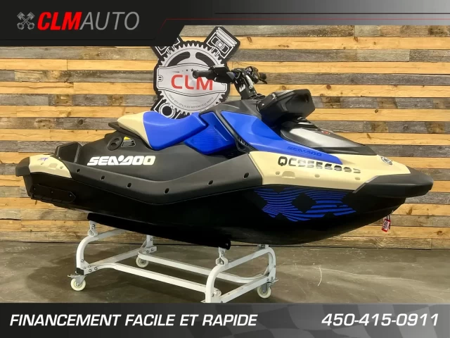 BRP SEA-DOO SPARK TRIXX 1UP + IBR + VTS + MODE TRIXX + AUDIO + SEULEMENT 16 HR + RARE & A1  2025