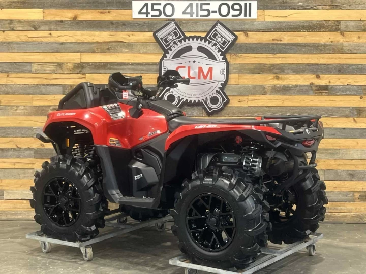 2024 BRP CAN-AM OUTLANDER X-MR 700 EFI + 4X4 + DPS + SEULEMENT 1618 KM + TREUIL X-BULL 4500 LBS 