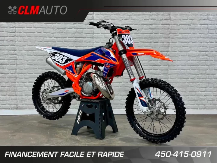 2022 KTM 150 SX - 2 TEMPS - MX MOTOCROSS + SEULEMENT 27 HR + RARE & IMPECCABLE A1 