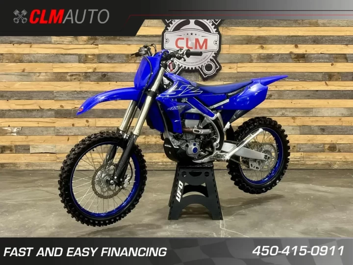 2022 YAMAHA YZ 450F EFI + 4 TEMPS + SEULEMENT 39 HR + MX-MOTOCROSS-ENDURO + RARE & A1 