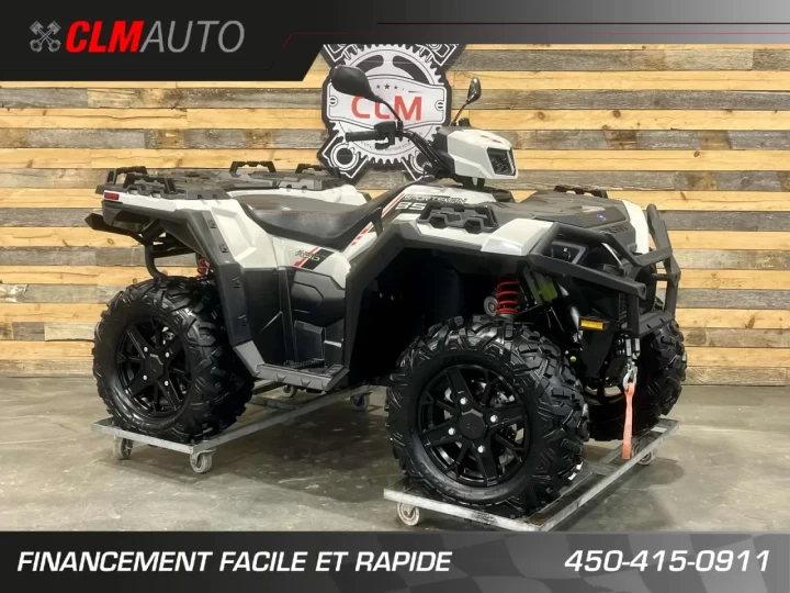 2023 POLARIS SPORTSMAN 850 EFI ULTIMATE TRAIL + 4X4 + EPS + SEULEMENT 534 KM / 34 HR + CONDITION A1 
