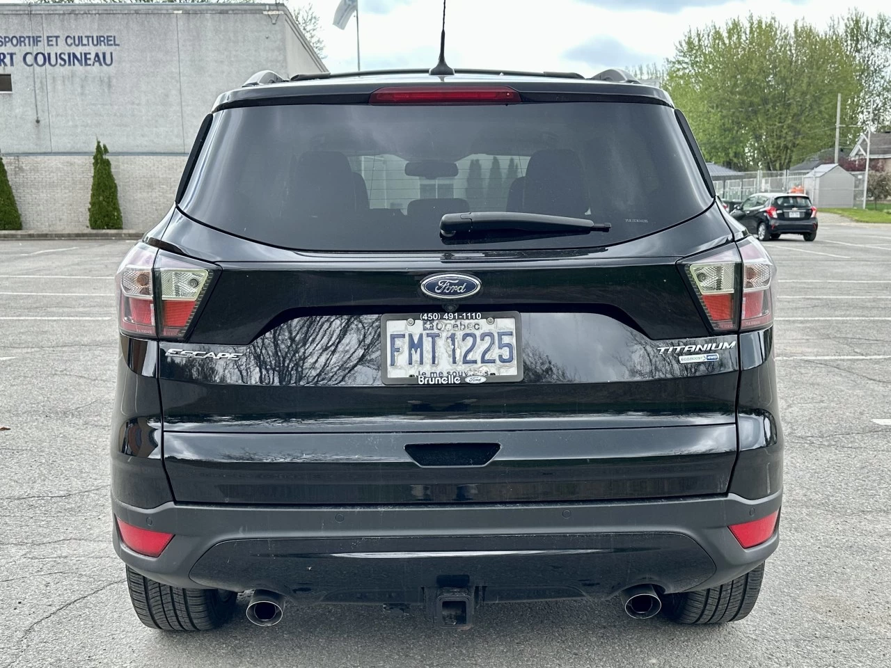 2017 FORD ESCAPE TITANIUM 4WD + 2.0L ECOBOOST + 172524 KM + TOUTE NOIR  Image principale