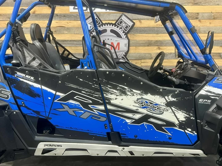 2013 POLARIS RZR4 XP 900 EFI EDITION SPECIALE JAGGED X RACING + 4X4 + EPS + 4 PASSAGERS 