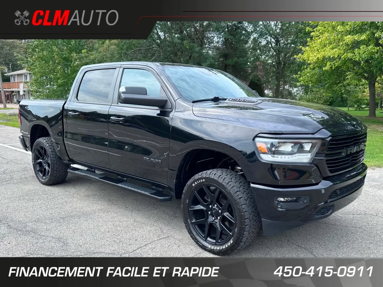 2022 DODGE RAM 1500 SPORT EDITION MIDNIGHT 5.7L HEMI 4WD CREW CAB + RARE & A1  Image principale
